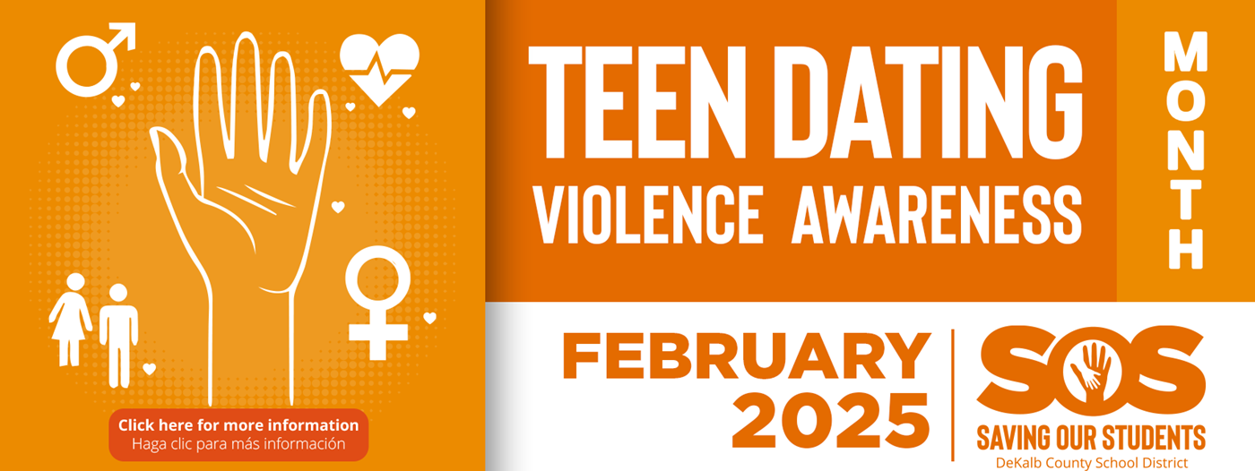 Teen Dating Violence Awareness Month. SOS Saving our Students February 2025